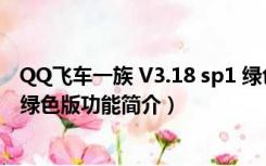 QQ飞车一族 V3.18 sp1 绿色版（QQ飞车一族 V3.18 sp1 绿色版功能简介）