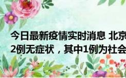 今日最新疫情实时消息 北京10月31日新增21例本土确诊和2例无症状，其中1例为社会面筛查人员