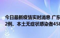 今日最新疫情实时消息 广东10月31日新增本土确诊病例242例、本土无症状感染者458例