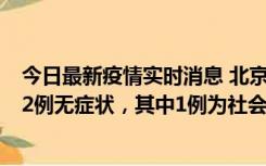 今日最新疫情实时消息 北京10月31日新增21例本土确诊和2例无症状，其中1例为社会面筛查人员