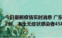 今日最新疫情实时消息 广东10月31日新增本土确诊病例242例、本土无症状感染者458例