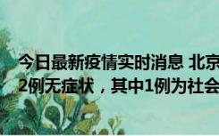 今日最新疫情实时消息 北京10月31日新增21例本土确诊和2例无症状，其中1例为社会面筛查人员