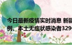 今日最新疫情实时消息 新疆乌鲁木齐新增本土确诊病例25例、本土无症状感染者329例