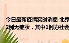 今日最新疫情实时消息 北京10月31日新增21例本土确诊和2例无症状，其中1例为社会面筛查人员