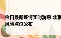 今日最新疫情实时消息 北京昌平区新增1例确诊病例，新增风险点位公布