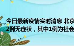 今日最新疫情实时消息 北京10月31日新增21例本土确诊和2例无症状，其中1例为社会面筛查人员