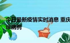 今日最新疫情实时消息 重庆市沙坪坝区报告1例新冠肺炎确诊病例