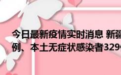 今日最新疫情实时消息 新疆乌鲁木齐新增本土确诊病例25例、本土无症状感染者329例