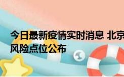 今日最新疫情实时消息 北京昌平区新增1例确诊病例，新增风险点位公布