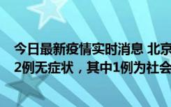 今日最新疫情实时消息 北京10月31日新增21例本土确诊和2例无症状，其中1例为社会面筛查人员