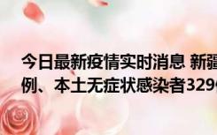 今日最新疫情实时消息 新疆乌鲁木齐新增本土确诊病例25例、本土无症状感染者329例