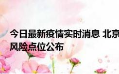 今日最新疫情实时消息 北京昌平区新增1例确诊病例，新增风险点位公布