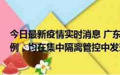 今日最新疫情实时消息 广东江门蓬江区新增3例本土确诊病例，均在集中隔离管控中发现