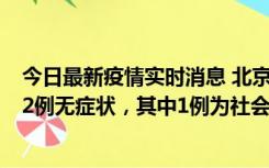 今日最新疫情实时消息 北京10月31日新增21例本土确诊和2例无症状，其中1例为社会面筛查人员