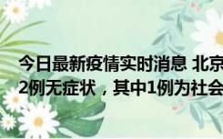 今日最新疫情实时消息 北京10月31日新增21例本土确诊和2例无症状，其中1例为社会面筛查人员