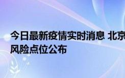 今日最新疫情实时消息 北京昌平区新增1例确诊病例，新增风险点位公布