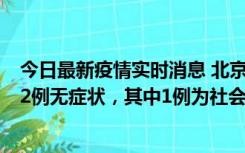 今日最新疫情实时消息 北京10月31日新增21例本土确诊和2例无症状，其中1例为社会面筛查人员