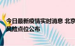 今日最新疫情实时消息 北京昌平区新增1例确诊病例，新增风险点位公布