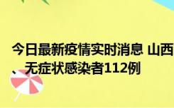 今日最新疫情实时消息 山西11月1日新增本土确诊病例24例、无症状感染者112例