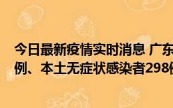 今日最新疫情实时消息 广东11月1日新增本土确诊病例125例、本土无症状感染者298例