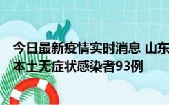 今日最新疫情实时消息 山东11月1日新增本土确诊病例4例、本土无症状感染者93例