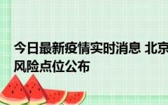 今日最新疫情实时消息 北京昌平区新增1例确诊病例，新增风险点位公布