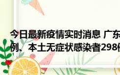 今日最新疫情实时消息 广东11月1日新增本土确诊病例125例、本土无症状感染者298例