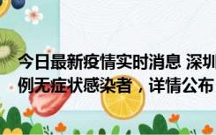 今日最新疫情实时消息 深圳11月1日新增18例确诊病例和5例无症状感染者，详情公布