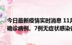 今日最新疫情实时消息 11月2日0时至12时，青岛新增3例确诊病例、7例无症状感染者