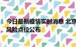 今日最新疫情实时消息 北京昌平区新增1例确诊病例，新增风险点位公布