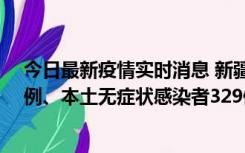 今日最新疫情实时消息 新疆乌鲁木齐新增本土确诊病例25例、本土无症状感染者329例