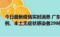 今日最新疫情实时消息 广东11月1日新增本土确诊病例125例、本土无症状感染者298例