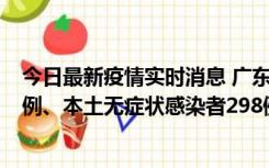 今日最新疫情实时消息 广东11月1日新增本土确诊病例125例、本土无症状感染者298例