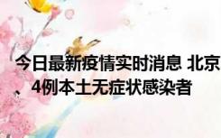 今日最新疫情实时消息 北京11月1日新增28例本土确诊病例、4例本土无症状感染者