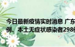 今日最新疫情实时消息 广东11月1日新增本土确诊病例125例、本土无症状感染者298例