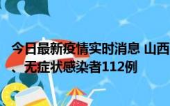 今日最新疫情实时消息 山西11月1日新增本土确诊病例24例、无症状感染者112例