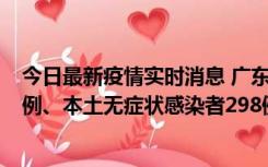 今日最新疫情实时消息 广东11月1日新增本土确诊病例125例、本土无症状感染者298例