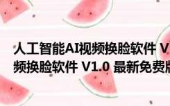 人工智能AI视频换脸软件 V1.0 最新免费版（人工智能AI视频换脸软件 V1.0 最新免费版功能简介）