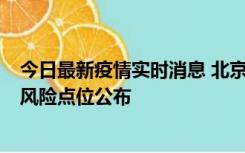 今日最新疫情实时消息 北京昌平区新增1例确诊病例，新增风险点位公布