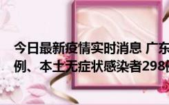 今日最新疫情实时消息 广东11月1日新增本土确诊病例125例、本土无症状感染者298例