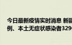 今日最新疫情实时消息 新疆乌鲁木齐新增本土确诊病例25例、本土无症状感染者329例