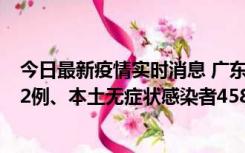 今日最新疫情实时消息 广东10月31日新增本土确诊病例242例、本土无症状感染者458例