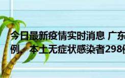 今日最新疫情实时消息 广东11月1日新增本土确诊病例125例、本土无症状感染者298例