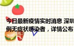 今日最新疫情实时消息 深圳11月1日新增18例确诊病例和5例无症状感染者，详情公布