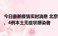 今日最新疫情实时消息 北京11月1日新增28例本土确诊病例、4例本土无症状感染者
