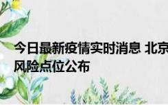 今日最新疫情实时消息 北京昌平区新增1例确诊病例，新增风险点位公布