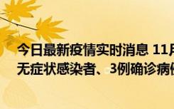 今日最新疫情实时消息 11月2日0时至12时青岛市新增7例无症状感染者、3例确诊病例