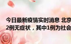 今日最新疫情实时消息 北京10月31日新增21例本土确诊和2例无症状，其中1例为社会面筛查人员