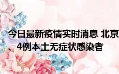 今日最新疫情实时消息 北京11月1日新增28例本土确诊病例、4例本土无症状感染者