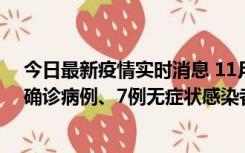 今日最新疫情实时消息 11月2日0时至12时，青岛新增3例确诊病例、7例无症状感染者